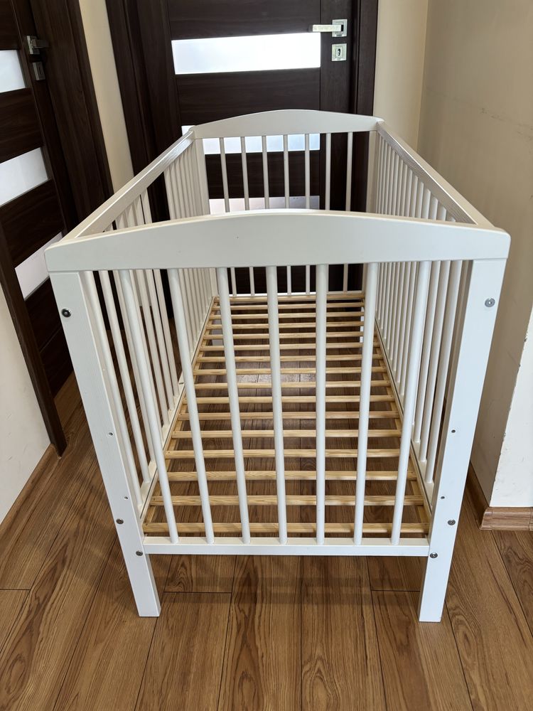 Łóżeczko 60x120 + materac rucken
