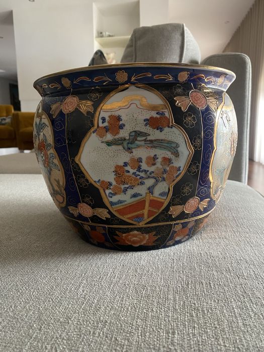 Aquário - porcelana azul China