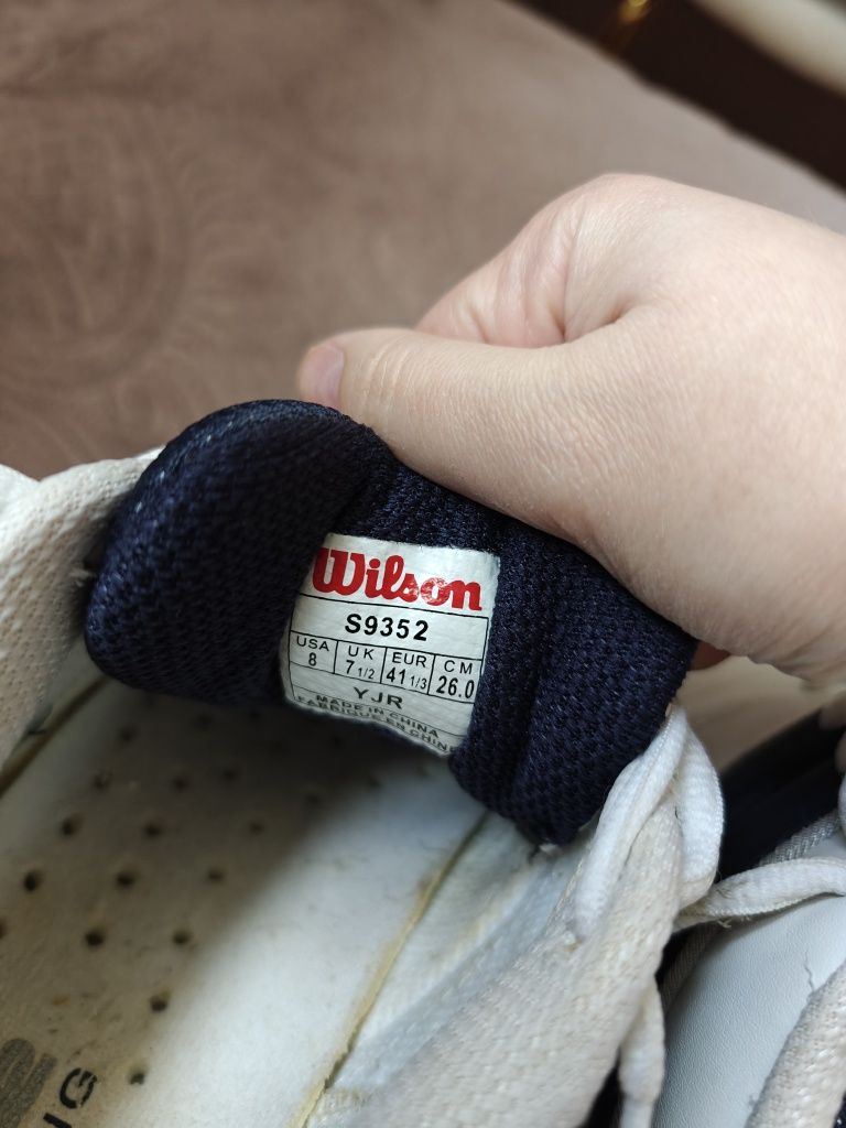 Buty sportowe męskie Wilson 41 1/3 skóra naturalna skórzane sneakersy