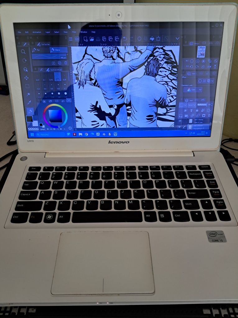 Laptop lenovo U310. 13.3 cala ,  i5 4gb 32gb . 500gb Windows 10 pl