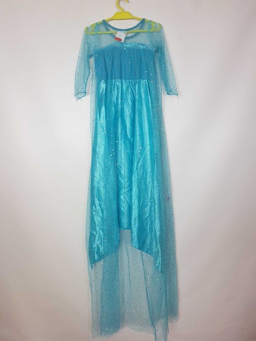 Sukienka przebranie Elsa Kraina Lodu rozmiar 110 cm G330