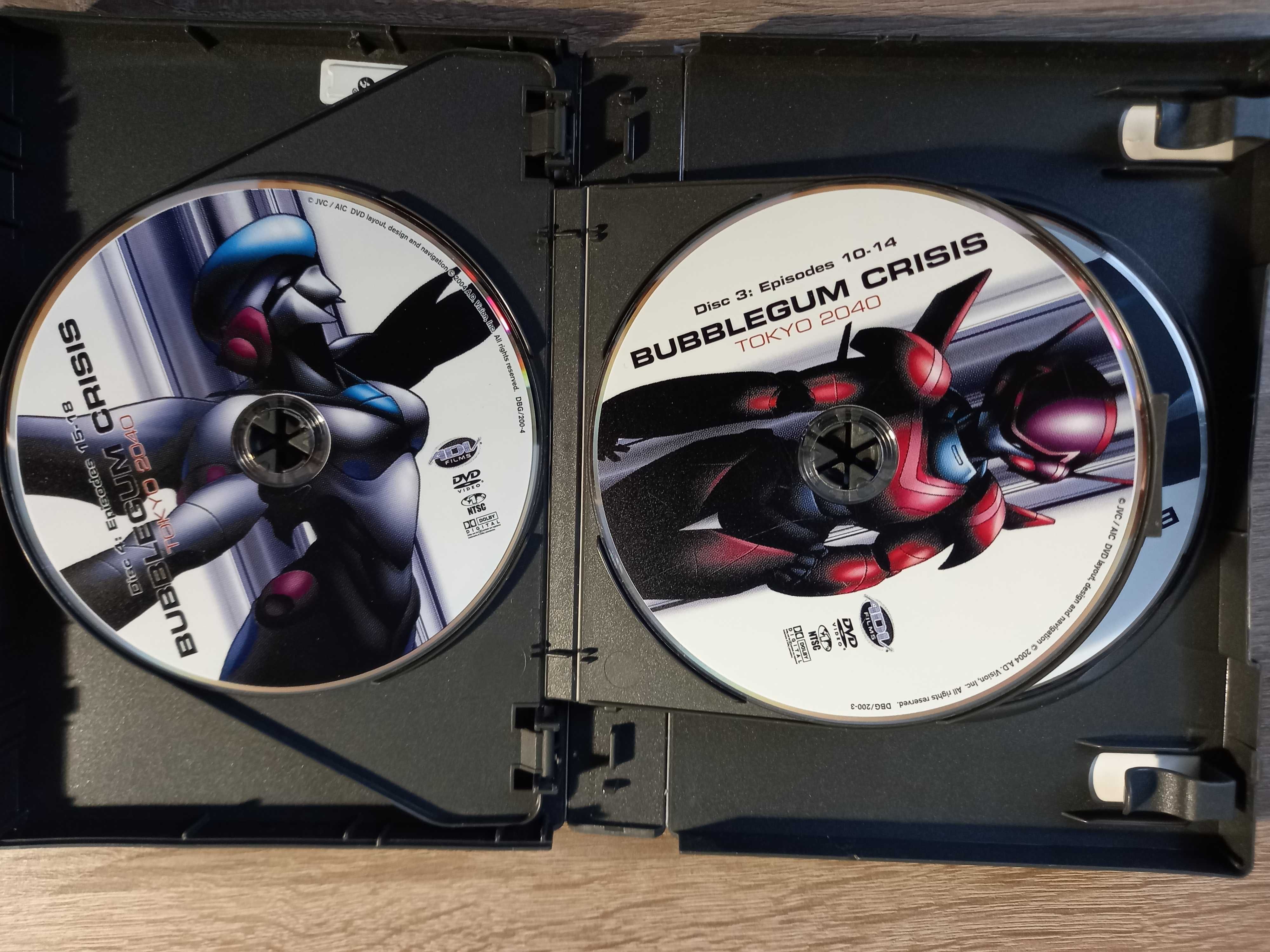 аніме ліцензія двд bubblegum crisis tokyo 2040. 26 серій регіон 1 ntsc