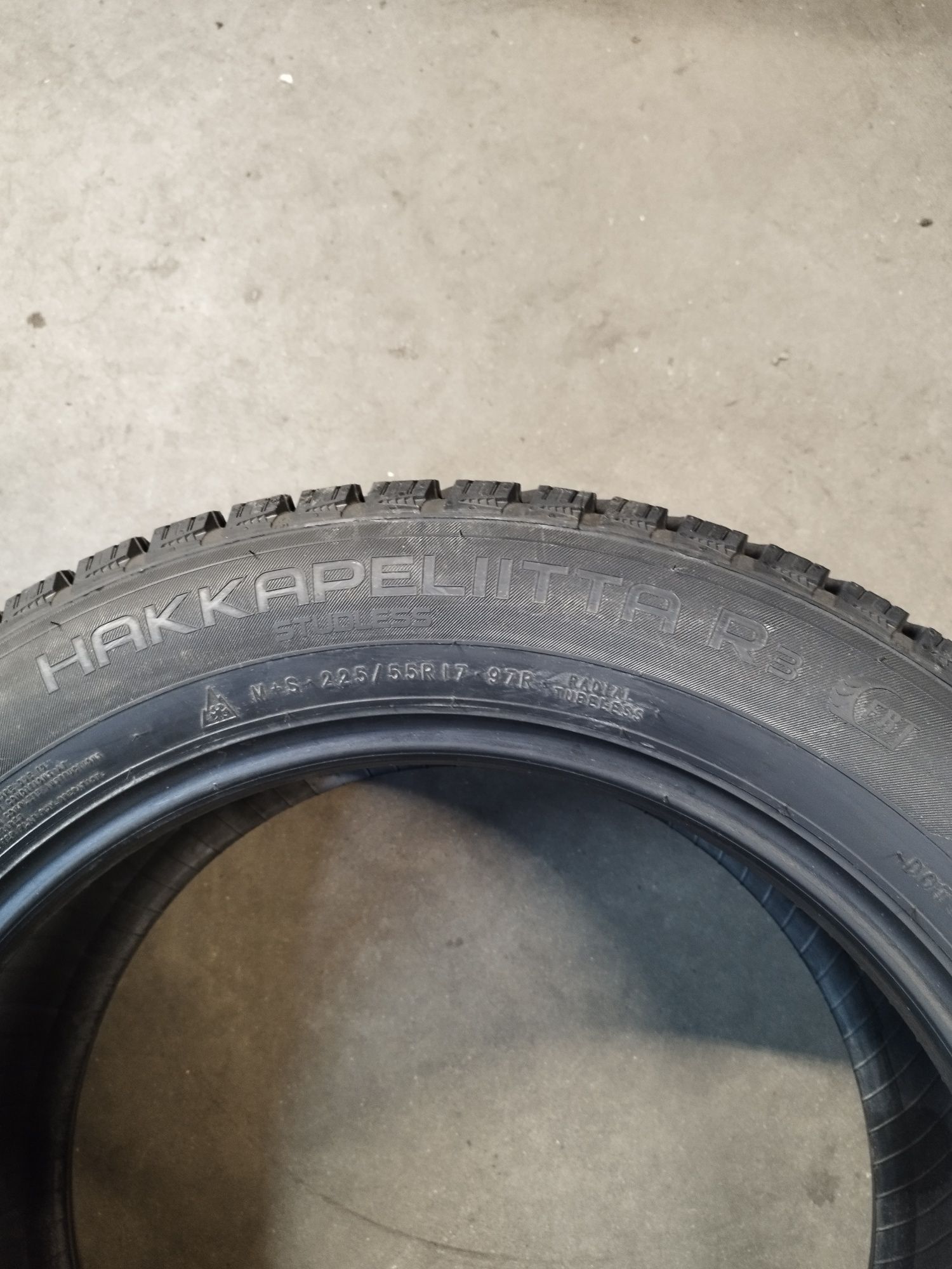 4x NOWE opony zimowe 225/55 r17 Nokian hakkapeliitta R3 97r run flat