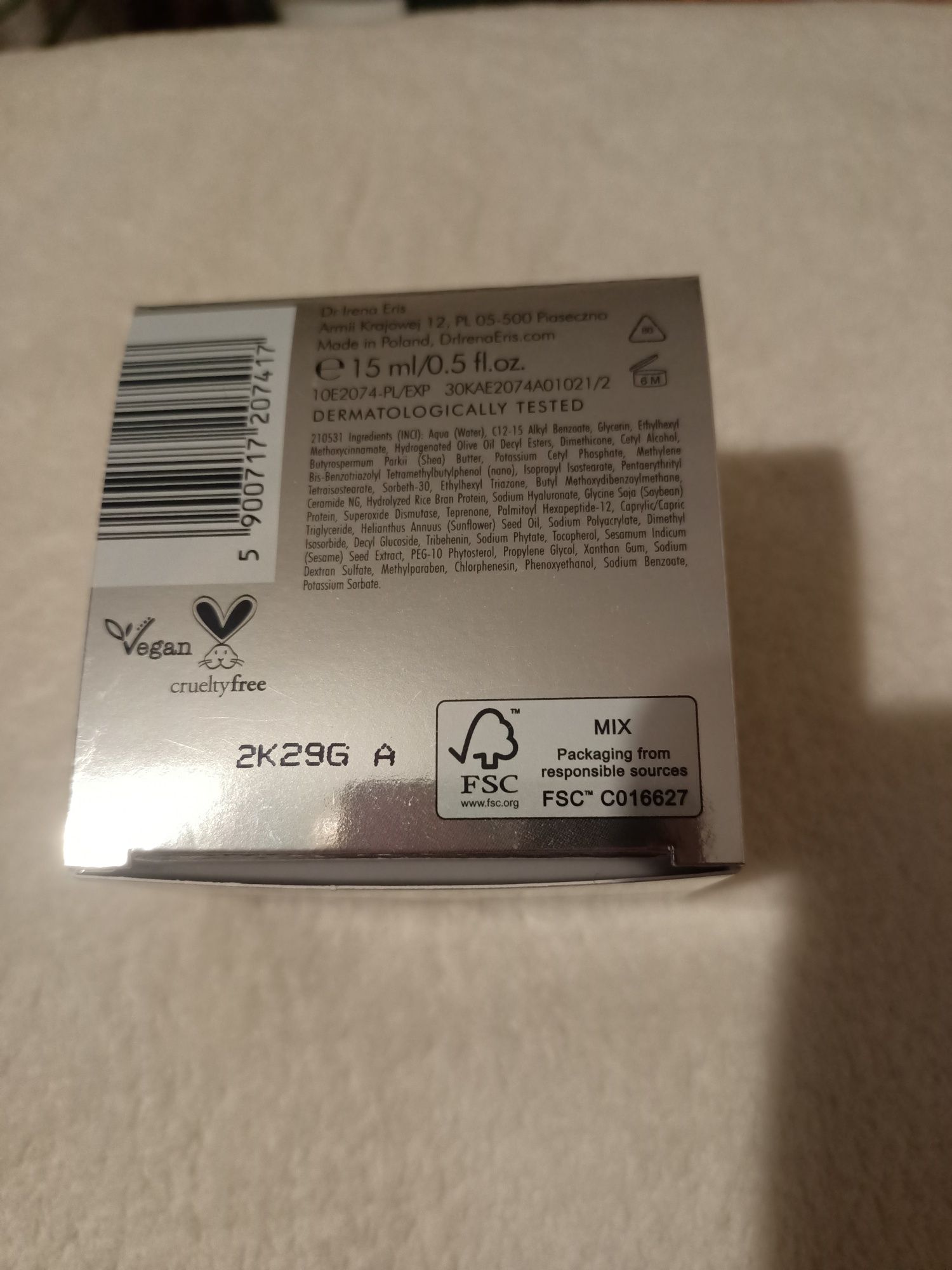 Dr Irena Eris Volumeric Wypełniający Krem Pod Oczy SPF 20 15 ml