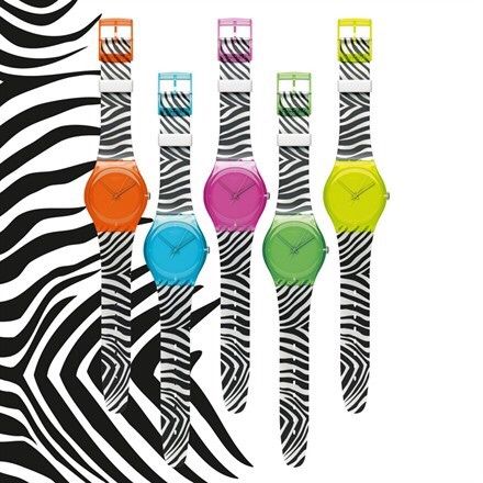 Часы женские Swatch blue zeb