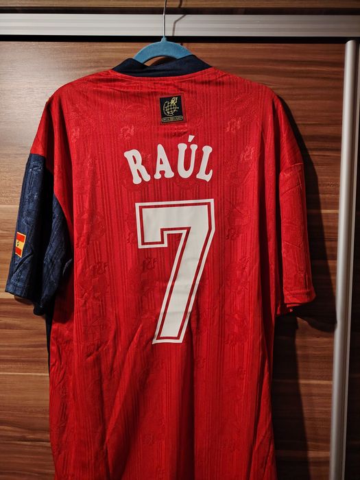 Retro koszulka Hiszpania Raul XL '96
