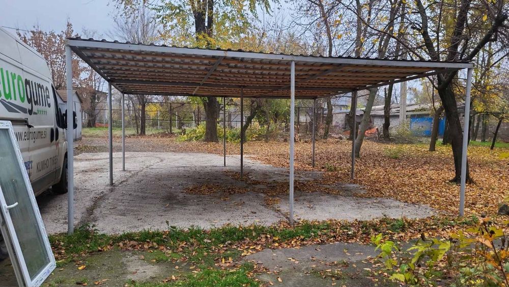 Продам навес под два автомобиля