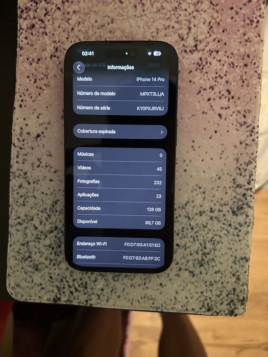 Iphone 14 pro preto  128 gb