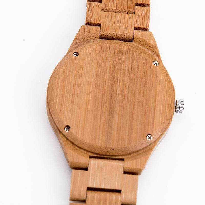 Zegarek męski bambusowy kwarcowy Bamboo Watch Series