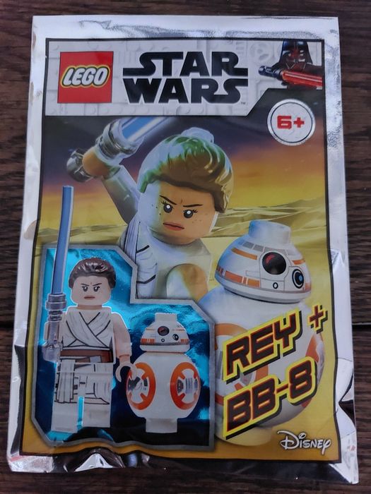 Lego minifigures Star Wars Rey +BB-8