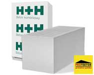 bloczek H+H 24cm beton komórkowy pustak suporeks suporex gazobeton mur
