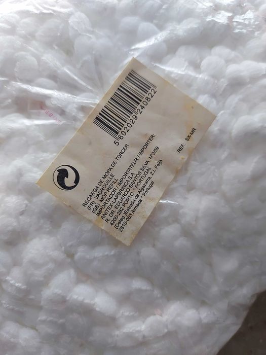 Conjunto de 2 Recargas NOVAS para esfregona rotativa 360º