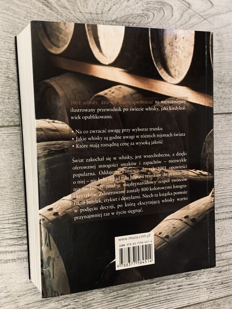 Książka 1001 Whisky ktorych warto sprobować