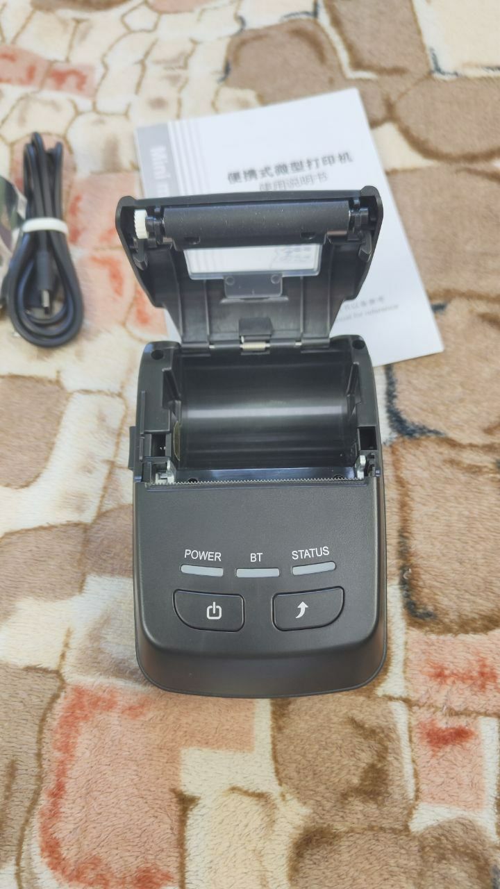 Портативний принтер чеків етикеток XPrinter XP-P501A прро термопринтер