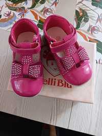 Różowe buciki balerinki 22 dla dziewczynki