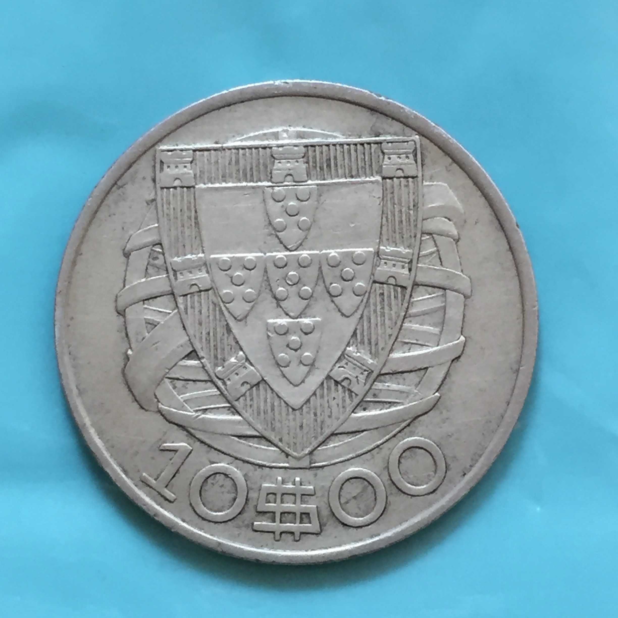 10 escudos 1932 - prata