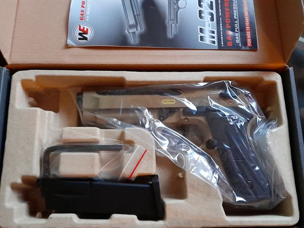 Pistola para airsoft Bereta M92,Full metal, Tan (Co2)