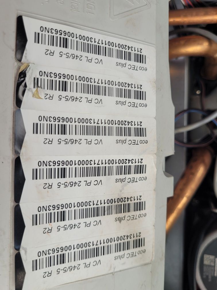 Piec gazowy Vaillant VC PL 246/5-5 R2 jednofunkcyjny kondens (części)