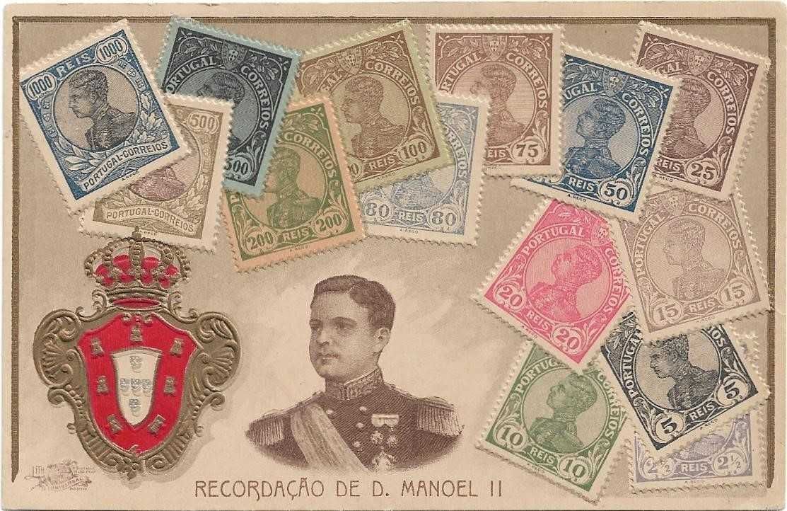 bilhete-postal - D.Manuel II