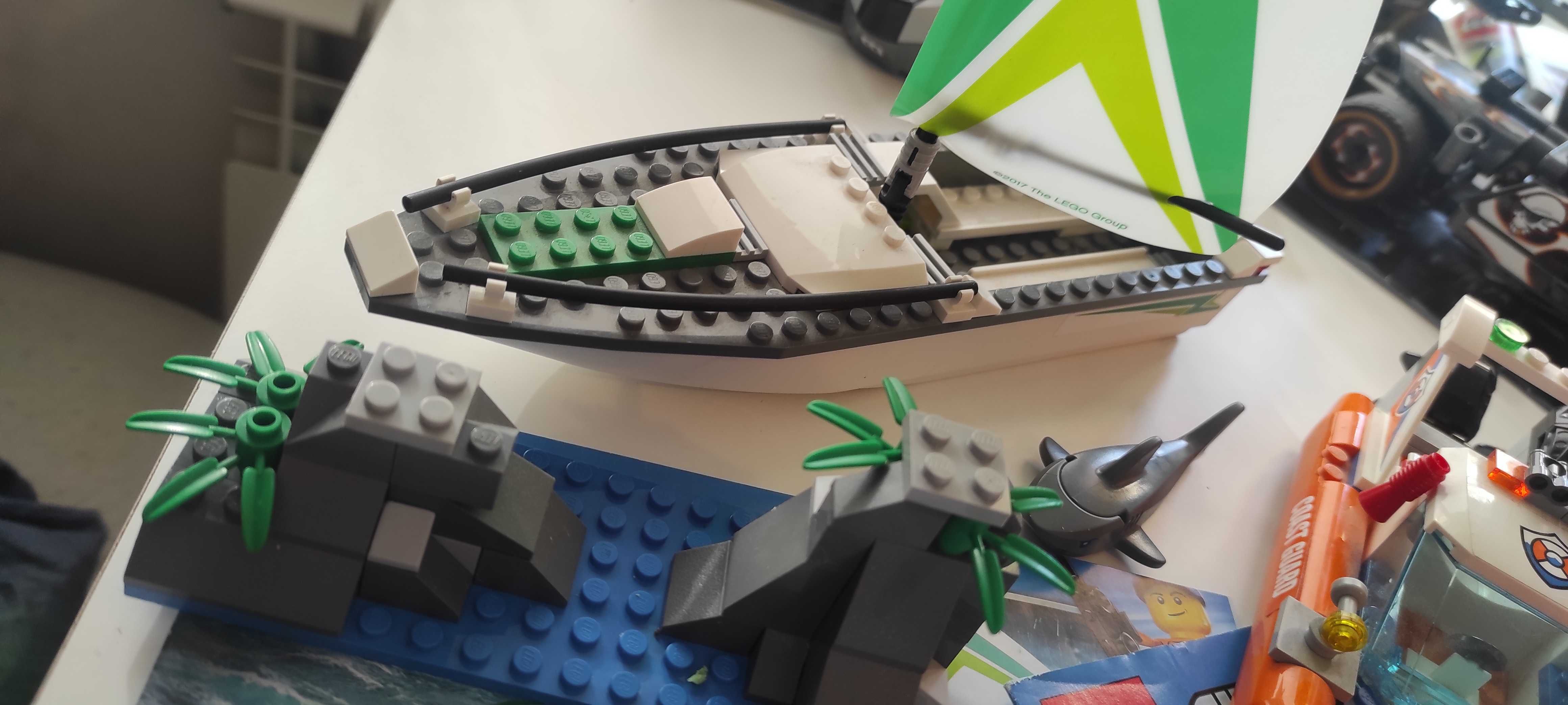 Lego city 6018 łódka motorówka