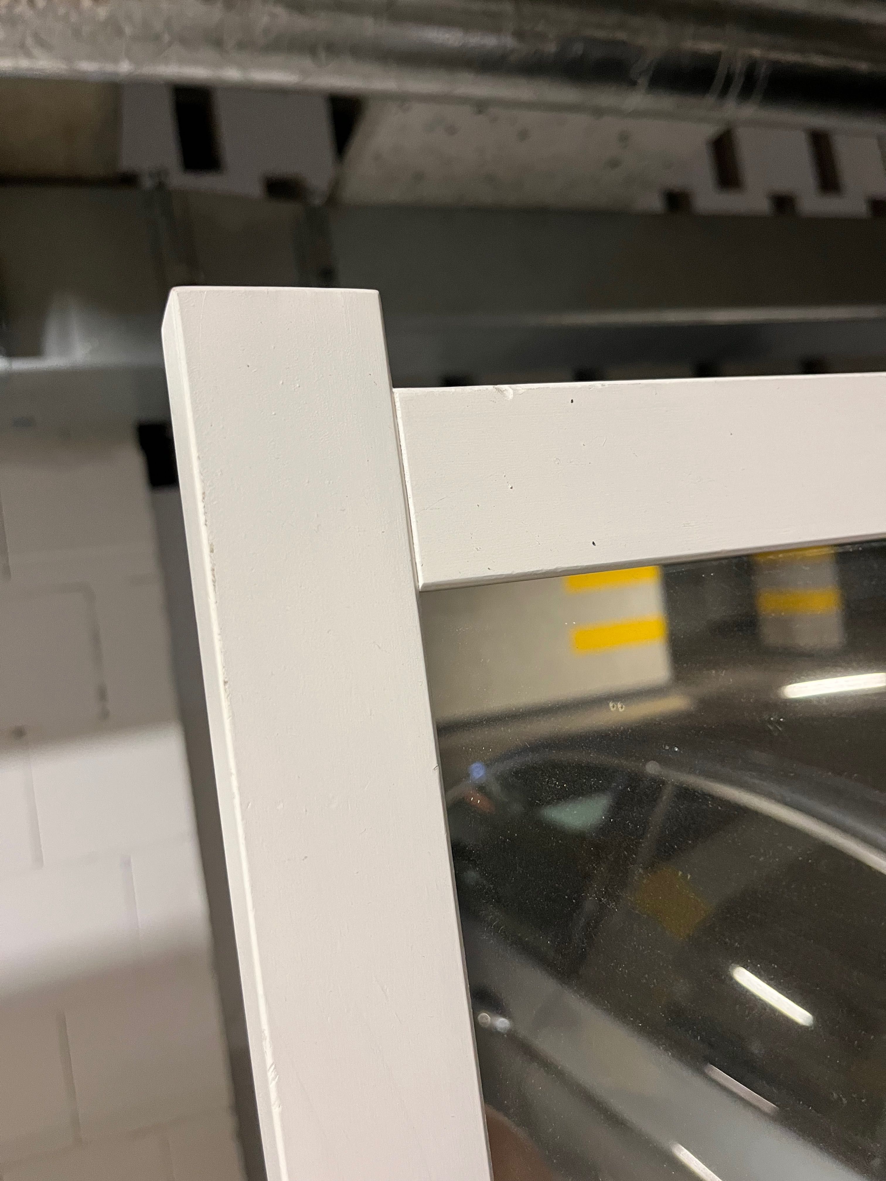 Drewniane ruchome lustro Ikea