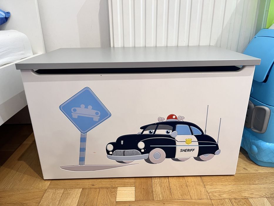 Skrzynia na zabawki meblik cars