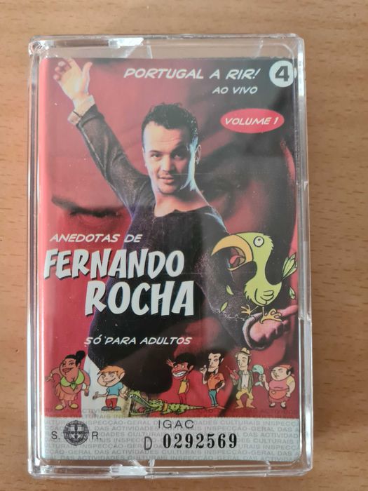 Cassete áudio "Anedotas de Fernando Rocha"