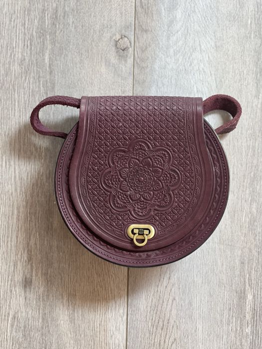 Карпатська сумочка з тисненням