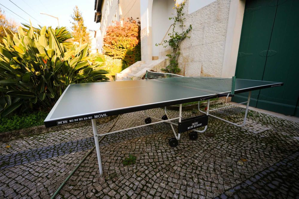 Mesa de Ping Pong Enebe Movil — Dobrável e com Rede