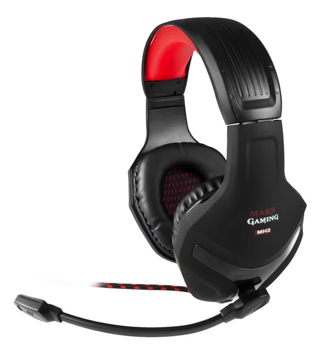 Auriculares Gaming con Micrófono Mars Gaming MH2/ Jack 3.5