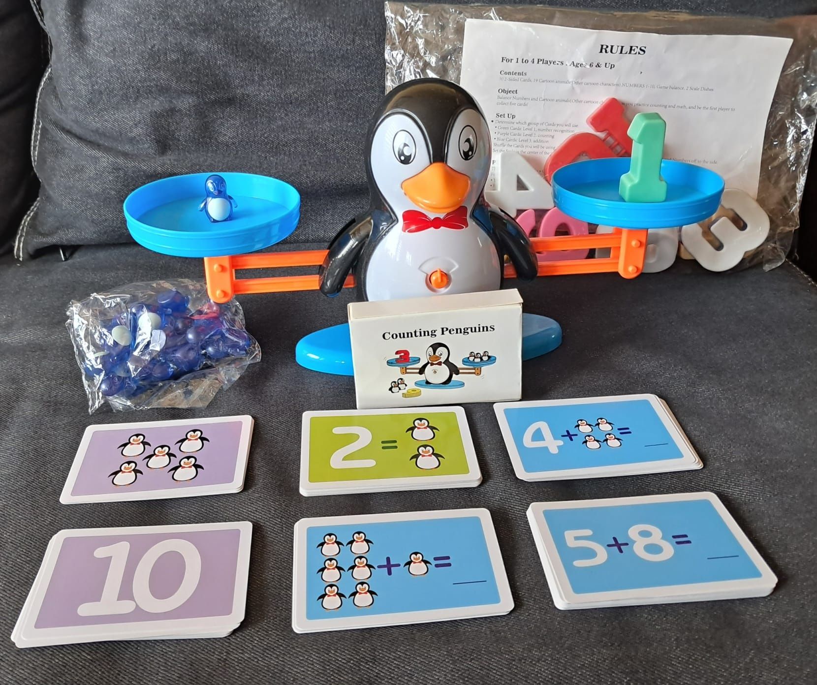 Edukacyjna waga szalkowa - matematyka