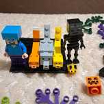 Чоловічки та аксесуари з lego minecraft