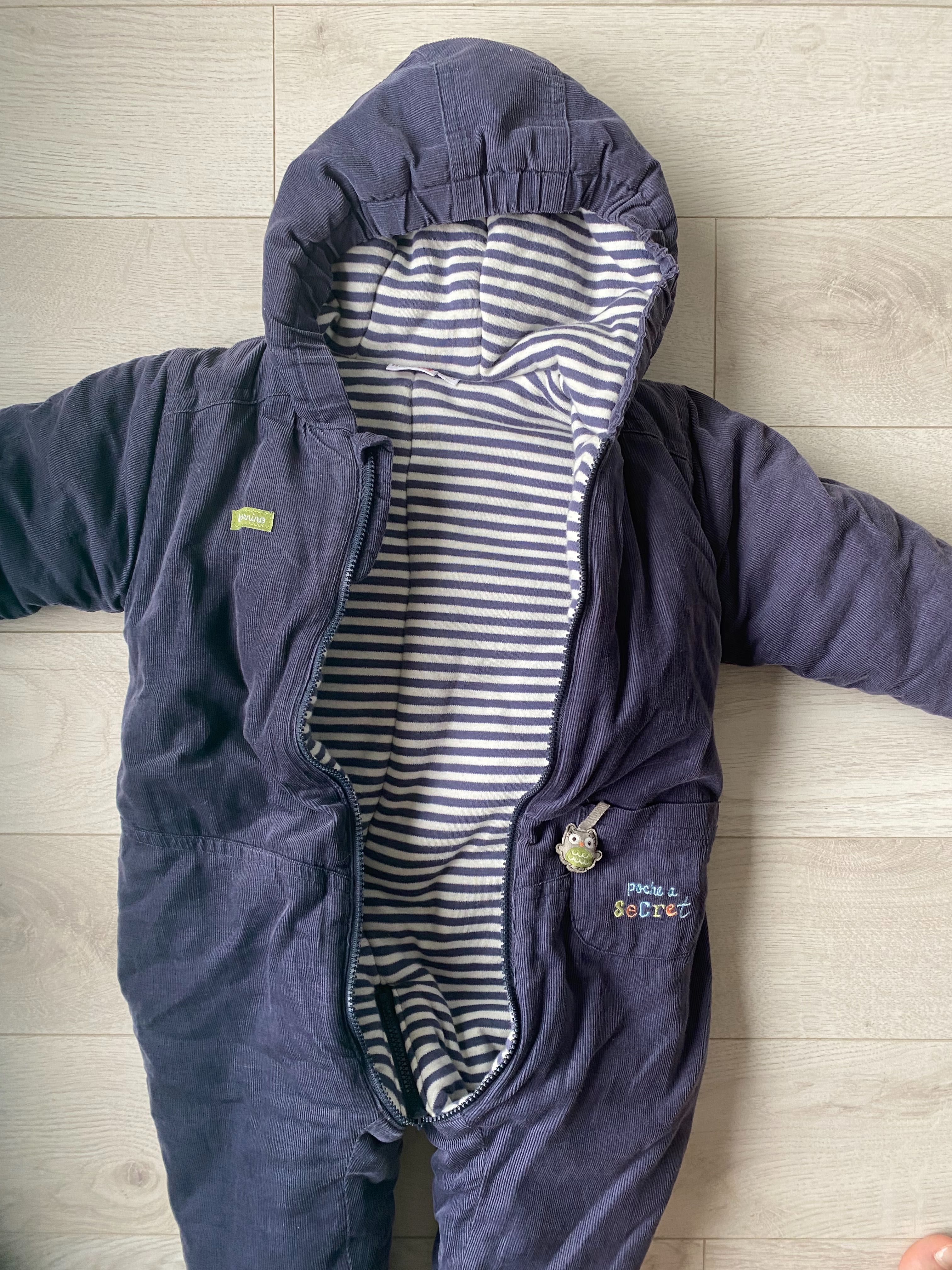 Kombinezon bardzo ciepły unisex Bornino 74/80