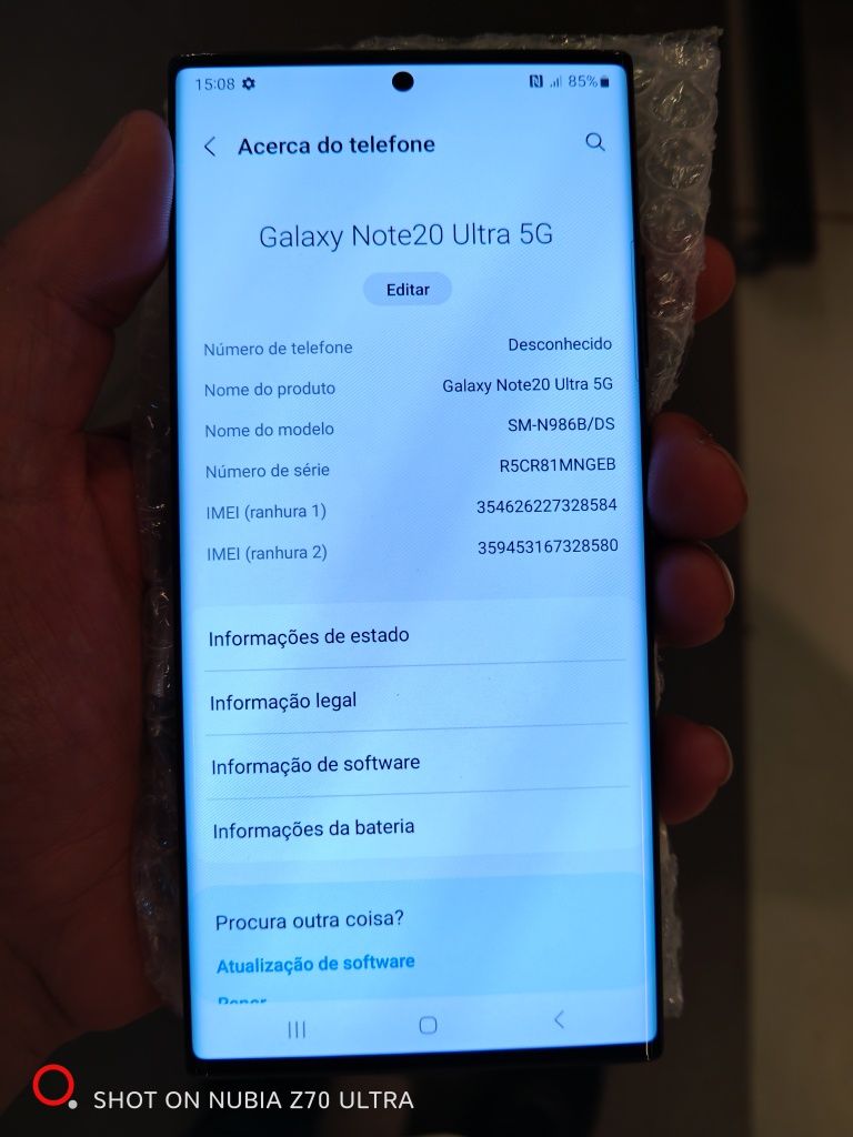 Samsung note 20 ultra 12/256