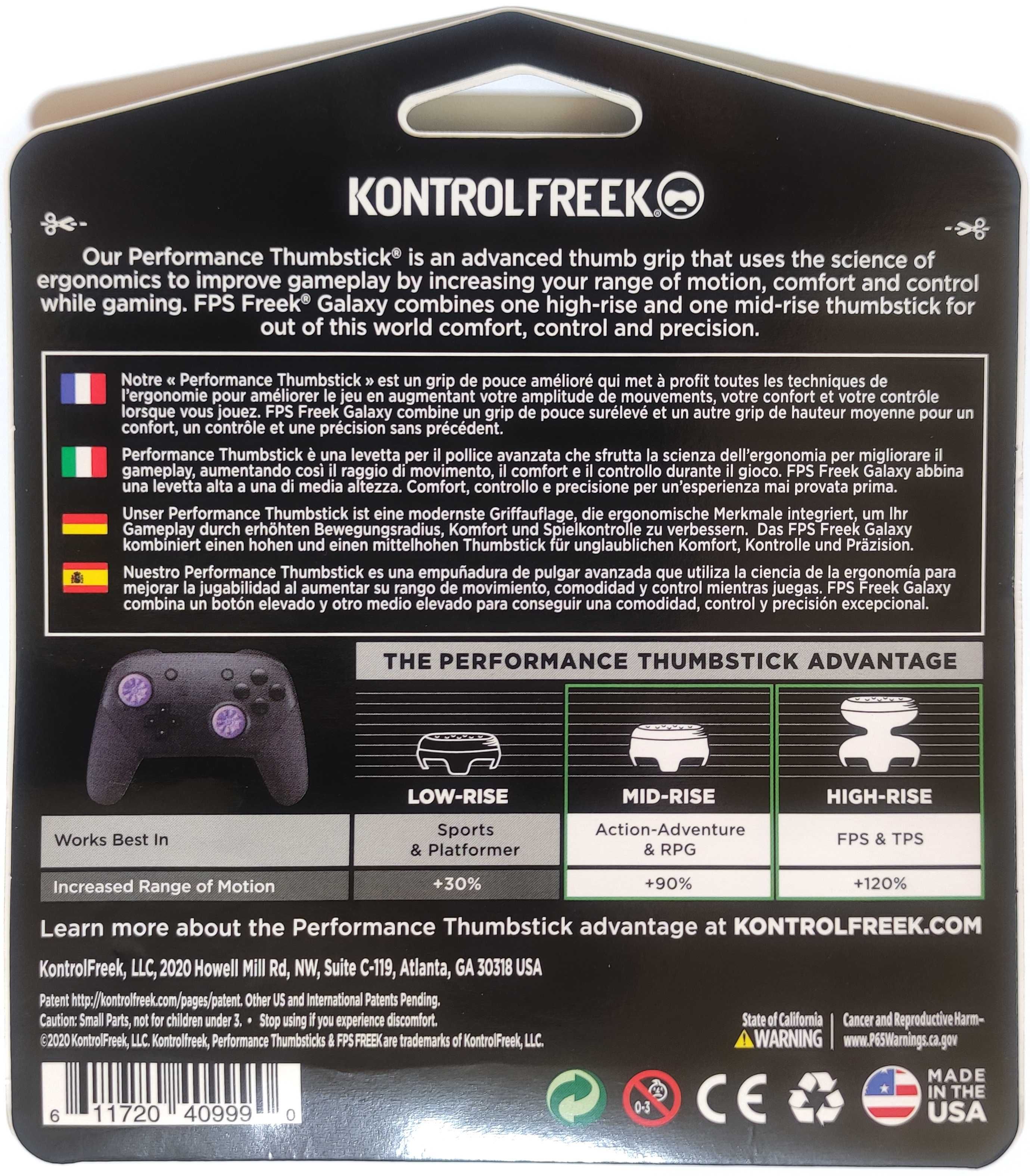 Nakładki Kontrolfreek Galaxy Nintendo Switch Pro