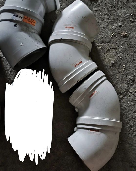 Kolanka 45° firmy Immergas do odprowadzania spalin