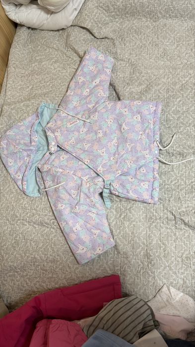 Дитячий зимовий комплект куртка штани для дівчинки теплий гарний