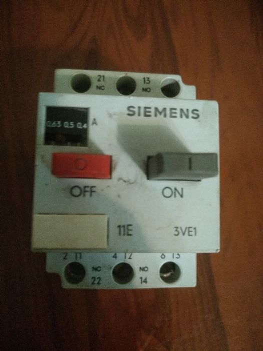 Автомат защиты двигателя SIEMENS 3VE1010-2E