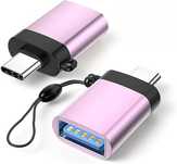 Adapter Usb 3.0 Na Typ-C Otg Szybki Transfer Danych Róż