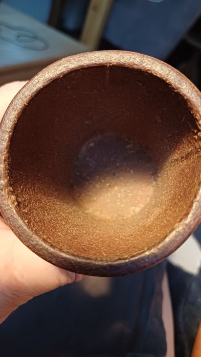 Skórzany kubek do gry w kości