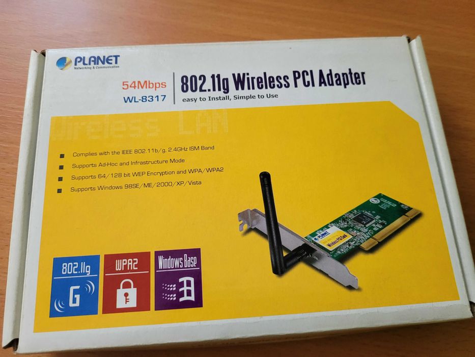 Karta Wi-Fi Planet WL-8317 - złącze PCI (stare)