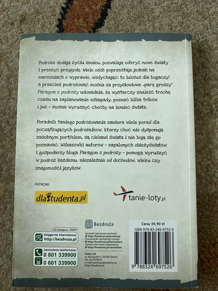 Paragon z podróży. Poradnik taniego podróżowania.