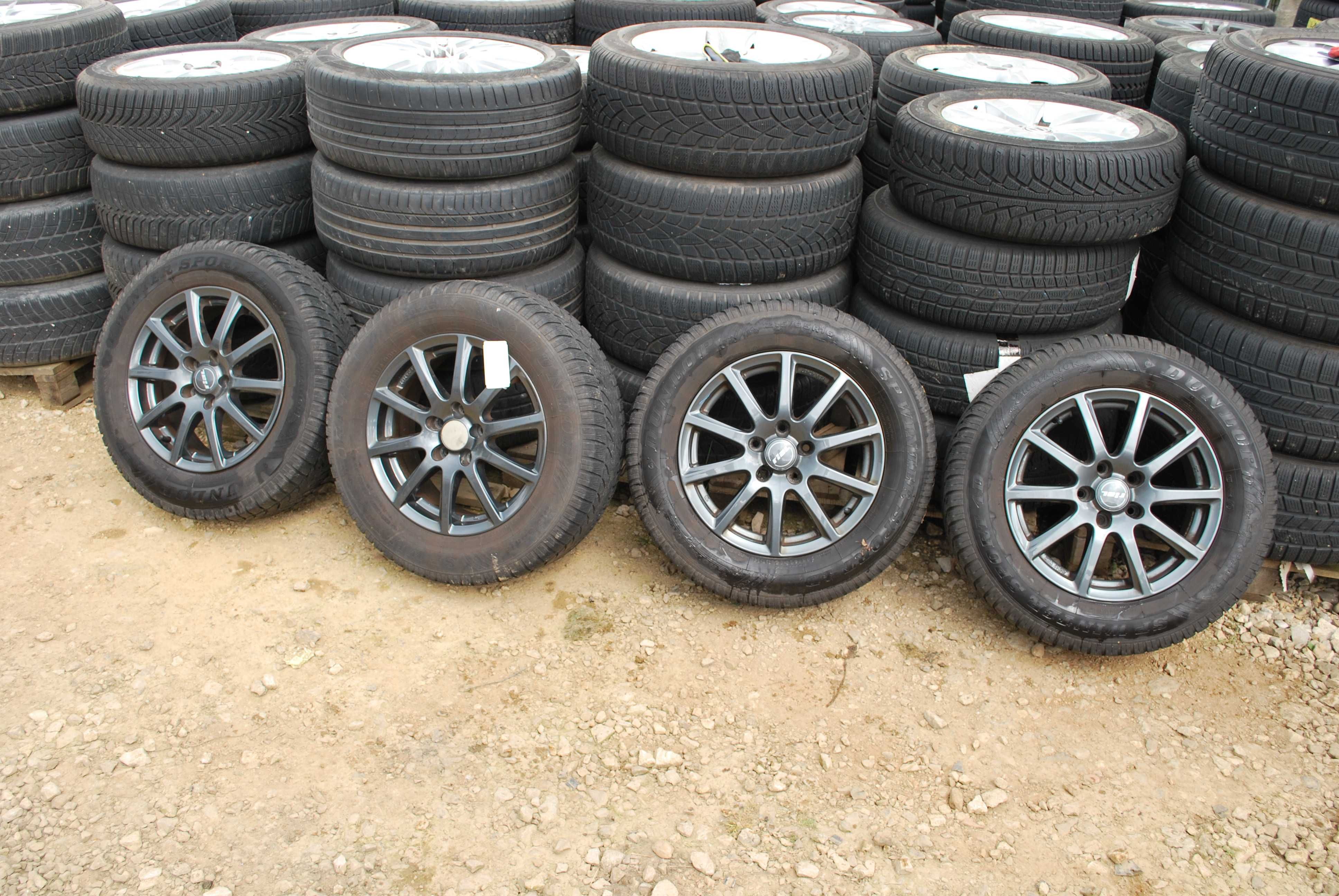 Koła 215/65 R16 5x114.3 Alufelgi + opony zimowe Nissan Hyundai Kia