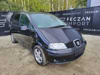 Seat Alhambra 1.8T Benzyna*150KM*7 osobowy*HAK*Klima*Z Niemiec*Po opłatach