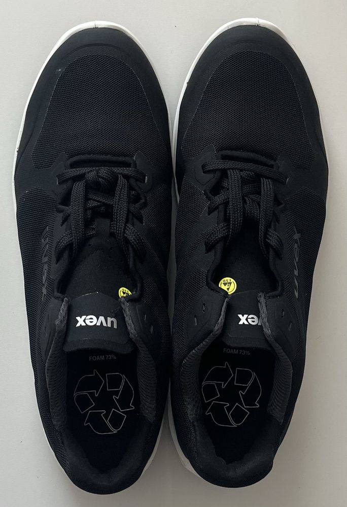 Uvex 1 Sport półbuty ochronne S1 SRC ESD rozmiar 44 czarne nowe