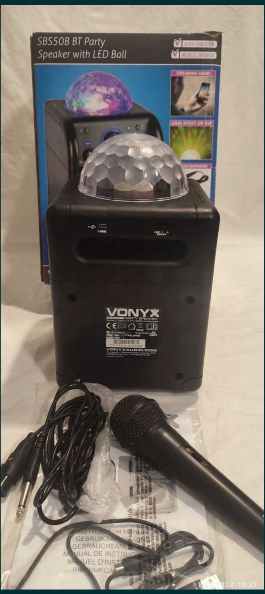Głośnik bluetooth firmy Vonyx SBS50B