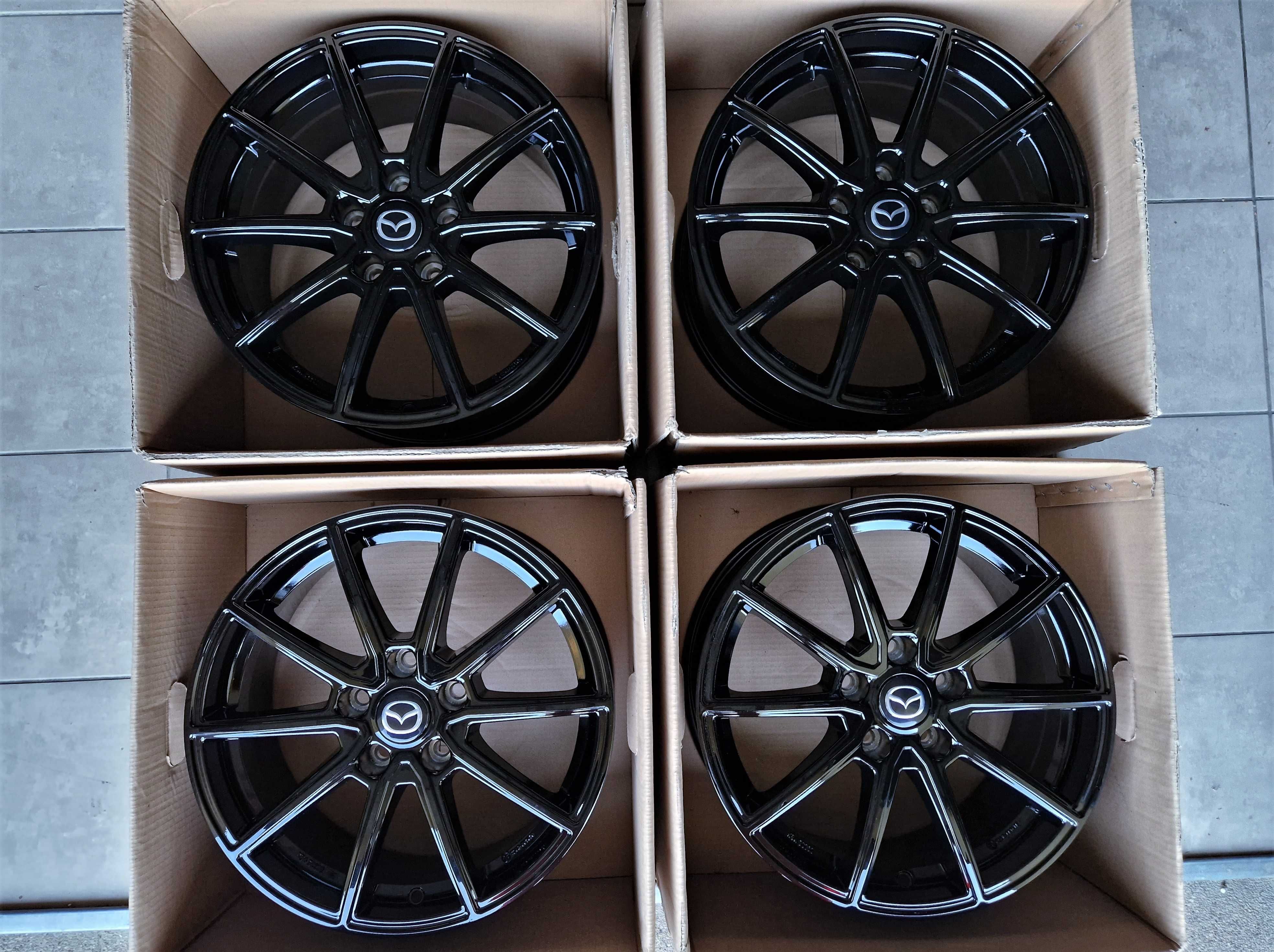 Alufelgi 17 5x114,3 Mazda CX-3 CX-5 CX-7 CX-8 MPV MX-3 MX-5 Czarne 71#