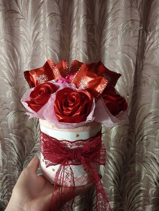 Букет троянд,ручної роботи