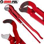 MAR-POL Klucz Hydrauliczny Do Rur Nastawny Cęgi Żaba Żabka 2'' M55200