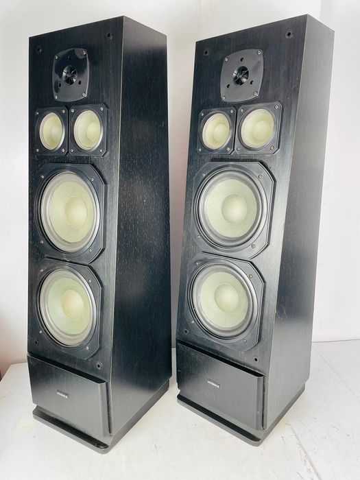 Kolumny Fisher STE 225 8ohm 160/250W 35-20kHz Dobór audio 4x20cm bass